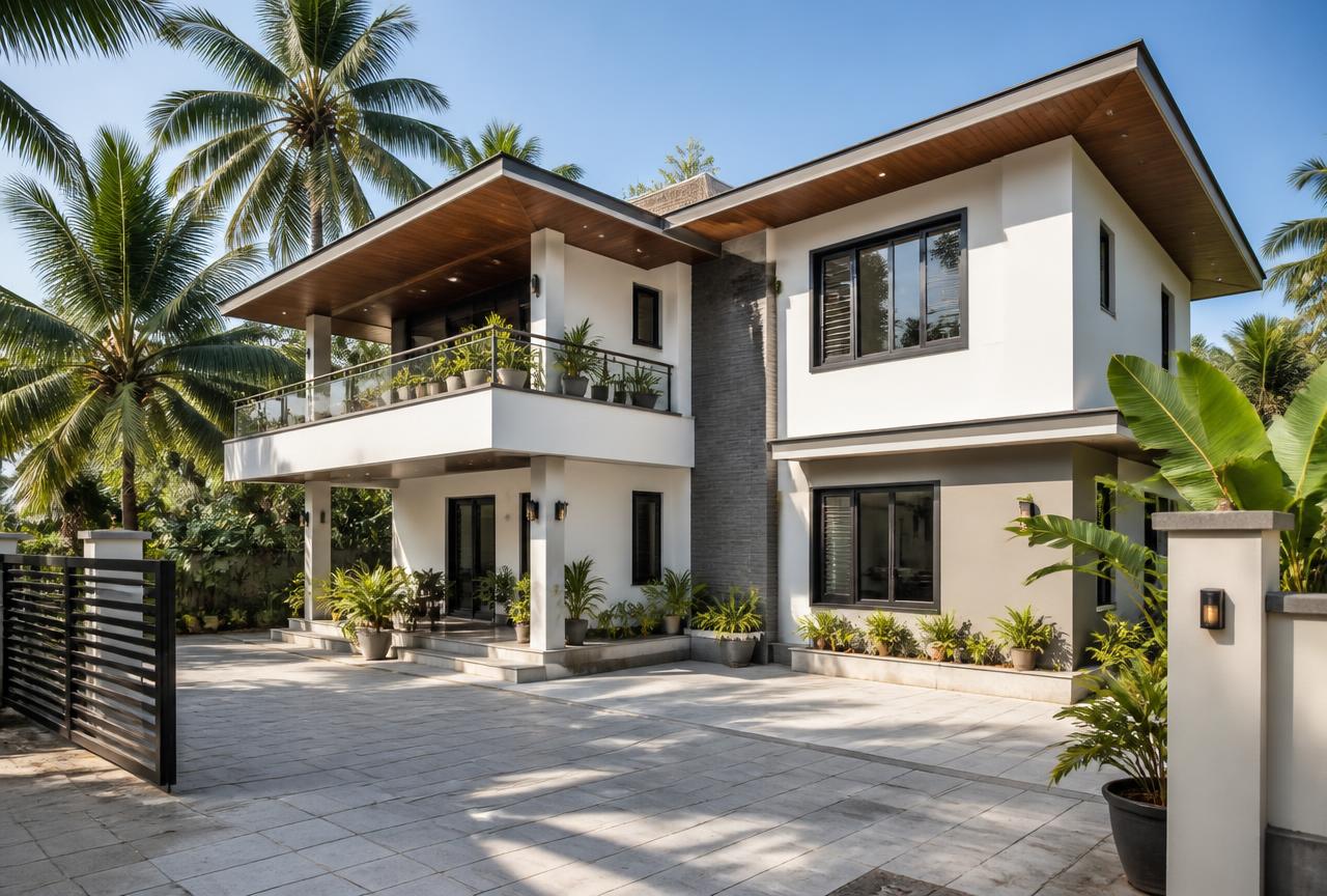 Kharyewadi family home rebuild after completion